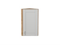 Шкаф верхний торцевой Лофт Дуб Вотан, Grey Silk, 720 В*Ш*Г 716*300*306, фасад МДФ  Grey Silk, корпус  Дуб Вотан ms2510VVT_69652