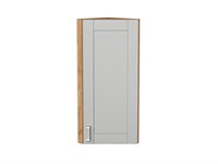 Шкаф верхний торцевой Лофт Дуб Вотан, Grey Silk, 920 В*Ш*Г 920*300*306, фасад МДФ  Grey Silk, корпус  Дуб Вотан ms2510VVT_69653