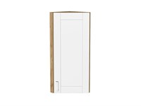 Шкаф верхний торцевой Лофт Дуб Вотан, White Silk, 920 В*Ш*Г 920*300*306, фасад МДФ  White Silk, корпус  Дуб Вотан ms2510VVT_62330