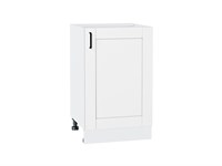 Шкаф нижний с 1-ой дверцей Лофт Белый, Super White, 500 В*Ш*Г 816*500*480, фасад МДФ  Super White, корпус  Белый ms2510VVT_55309