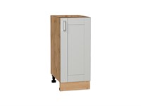 Шкаф нижний с 1-ой дверцей Лофт Дуб Вотан, Grey Silk, 350 В*Ш*Г 816*350*480, фасад МДФ  Grey Silk, корпус  Дуб Вотан ms2510VVT_69695
