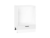 Шкаф нижний под духовку Лофт Белый, Super White, 600 В*Ш*Г 816*600*476, фасад МДФ  Super White, корпус  Белый ms2510VVT_55290