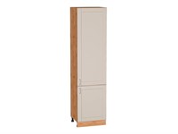 Шкаф пенал с 2-мя дверцами Лофт Дуб Вотан, Cream Silk, 2340, 600 В*Ш*Г 2336*600*576, фасад МДФ  Cream Silk, корпус  Дуб Вотан ms2510VVT_71618