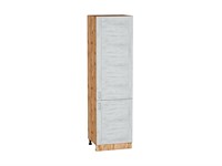 Шкаф пенал с 2-мя дверцами Лофт Дуб Вотан, Nordic Oak, 2140, 600 В*Ш*Г 2132*600*576, фасад МДФ  Nordic Oak, корпус  Дуб Вотан ms2510VVT_63436