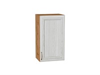 Шкаф верхний с 1-ой дверцей Шале Дуб Вотан, White Dreamline, 720, 400 В*Ш*Г 716*400*320, фасад МДФ  White Dreamline, корпус  Дуб Вотан ms2510VVT_61291