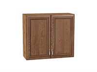 Шкаф верхний с 2-мя дверцами Шале Дуб Вотан, Brown Dreamline, 720, 800 В*Ш*Г 716*800*320, фасад МДФ  Brown Dreamline, корпус  Дуб Вотан ms2510VVT_61329