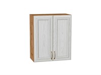 Шкаф верхний с 2-мя дверцами Шале Дуб Вотан, White Dreamline, 720, 600 В*Ш*Г 716*600*320, фасад МДФ  White Dreamline, корпус  Дуб Вотан ms2510VVT_61322