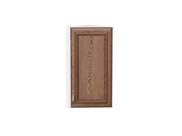 Шкаф верхний торцевой Шале Белый, Brown Dreamline, 720 В*Ш*Г 716*300*306, фасад МДФ  Brown Dreamline, корпус  Белый ms2510VVT_53847