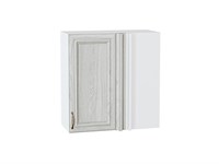 Шкаф верхний прямой угловой Шале Белый, White Dreamline, 720 В*Ш*Г 716*700*345, фасад МДФ  White Dreamline, корпус  Белый ms2510VVT_60342
