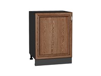 Шкаф нижний с 1-ой дверцей Шале Graphite, Brown Dreamline, 600 В*Ш*Г 816*600*480, фасад МДФ  Brown Dreamline, корпус  Graphite ms2510VVT_53966
