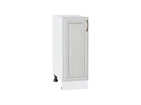 Шкаф нижний с 1-ой дверцей Шале Белый, White Dreamline, 300 В*Ш*Г 816*300*480, фасад МДФ  White Dreamline, корпус  Белый ms2510VVT_53947