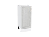Шкаф нижний с 1-ой дверцей Шале Белый, White Dreamline, 350 В*Ш*Г 816*350*480, фасад МДФ  White Dreamline, корпус  Белый ms2510VVT_65276