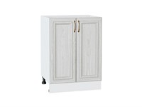 Шкаф нижний с 2-мя дверцами Шале Белый, White Dreamline, 600 В*Ш*Г 816*600*480, фасад МДФ  White Dreamline, корпус  Белый ms2510VVT_53975