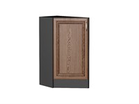 Шкаф нижний торцевой Шале Graphite, Brown Dreamline В*Ш*Г 816*296*554, фасад МДФ  Brown Dreamline, корпус  Graphite ms2510VVT_54006