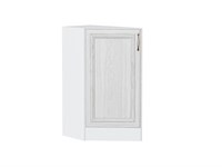 Шкаф нижний торцевой Шале Белый, White Dreamline В*Ш*Г 816*296*554, фасад МДФ  White Dreamline, корпус  Белый ms2510VVT_54003