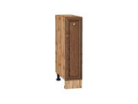 Шкаф нижний бутылочница Шале Дуб Вотан, Brown Dreamline, 200 В*Ш*Г 816*200*480, фасад МДФ  Brown Dreamline, корпус  Дуб Вотан ms2510VVT_61356