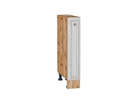 Шкаф нижний бутылочница Шале Дуб Вотан, White Dreamline, 150 В*Ш*Г 816*150*480, фасад МДФ  White Dreamline, корпус  Дуб Вотан ms2510VVT_61353