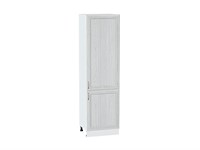 Шкаф пенал с 2-мя дверцами Шале Белый, White Dreamline, 2140, 600 В*Ш*Г 2132*600*576, фасад МДФ  White Dreamline, корпус  Белый ms2510VVT_54028