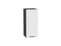 Шкаф верхний с 1-ой дверцей Барселона Graphite, Белый, 720, 300 В*Ш*Г 716*300*324, фасад МДФ  Белый, корпус  Graphite ms2510VVT_52997