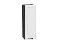 Шкаф верхний с 1-ой дверцей Барселона Graphite, Белый, 920, 300 В*Ш*Г 920*300*324, фасад МДФ  Белый, корпус  Graphite ms2510VVT_53002
