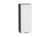 Шкаф верхний с 1-ой дверцей Барселона Graphite, Белый, 920, 350 В*Ш*Г 920*350*324, фасад МДФ  Белый, корпус  Graphite ms2510VVT_65287