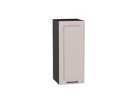 Шкаф верхний с 1-ой дверцей Барселона Graphite, Кашемир, 720, 300 В*Ш*Г 716*300*324, фасад МДФ  Кашемир, корпус  Graphite ms2510VVT_53017