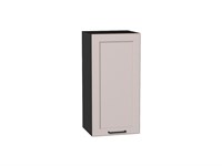 Шкаф верхний с 1-ой дверцей Барселона Graphite, Кашемир, 720, 350 В*Ш*Г 716*350*324, фасад МДФ  Кашемир, корпус  Graphite ms2510VVT_65292