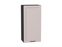 Шкаф верхний с 1-ой дверцей Барселона Graphite, Кашемир, 920, 450 В*Ш*Г 920*450*324, фасад МДФ  Кашемир, корпус  Graphite ms2510VVT_53024