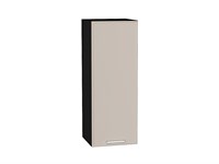 Шкаф верхний с 1-ой дверцей Квадро Graphite, Кашемир, 920, 350 В*Ш*Г 920*350*321, фасад МДФ  Кашемир, корпус  Graphite ms2510VVT_73110