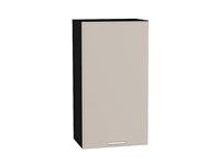 Шкаф верхний с 1-ой дверцей Квадро Graphite, Кашемир, 920, 500 В*Ш*Г 920*500*321, фасад МДФ  Кашемир, корпус  Graphite ms2510VVT_73113