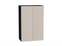 Шкаф верхний с 2-мя дверцами Квадро Graphite, Кашемир, 920, 600 В*Ш*Г 920*600*321, фасад МДФ  Кашемир, корпус  Graphite ms2510VVT_73185
