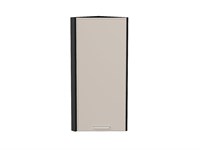 Шкаф верхний торцевой Квадро Graphite, Кашемир, 920 В*Ш*Г 920*300*307, фасад МДФ  Кашемир, корпус  Graphite ms2510VVT_73216