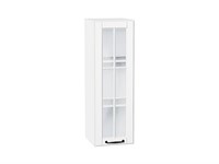 Шкаф верхний с 1-ой остекленной дверцей Дублин Белый, Special White, 920, 300 В*Ш*Г 920*300*318, фасад МДФ/Стекло  Special White, корпус  Белый ms2510VVT_74315