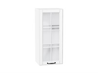 Шкаф верхний с 1-ой остекленной дверцей Дублин Белый, Special White, 920, 400 В*Ш*Г 920*400*318, фасад МДФ/Стекло  Special White, корпус  Белый ms2510VVT_74316