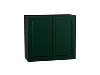Шкаф верхний с 2-мя дверцами Дублин Graphite, Special Green, 720, 800 В*Ш*Г 716*800*318, фасад МДФ  Special Green, корпус  Graphite ms2510VVT_73148