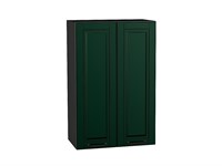Шкаф верхний с 2-мя дверцами Дублин Graphite, Special Green, 920, 600 В*Ш*Г 920*600*318, фасад МДФ  Special Green, корпус  Graphite ms2510VVT_73149