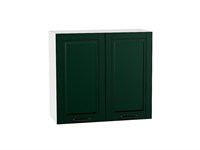 Шкаф верхний с 2-мя дверцами Дублин Белый, Special Green, 720, 800 В*Ш*Г 716*800*318, фасад МДФ  Special Green, корпус  Белый ms2510VVT_73132