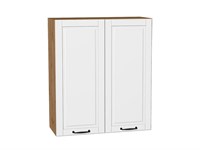 Шкаф верхний с 2-мя дверцами Дублин Дуб Вотан, Special White, 920, 800 В*Ш*Г 920*800*318, фасад МДФ  Special White, корпус  Дуб Вотан ms2510VVT_73138