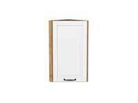 Шкаф верхний торцевой Дублин Дуб Вотан, Special White, 720 В*Ш*Г 716*300*304, фасад МДФ  Special White, корпус  Дуб Вотан ms2510VVT_73197