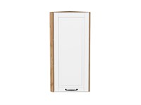 Шкаф верхний торцевой Дублин Дуб Вотан, Special White, 920 В*Ш*Г 920*300*304, фасад МДФ  Special White, корпус  Дуб Вотан ms2510VVT_73202