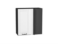 Шкаф верхний прямой угловой Дублин Graphite, Special White, 720 В*Ш*Г 716*700*345, фасад МДФ  Special White, корпус  Graphite ms2510VVT_72924