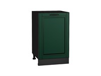 Шкаф нижний с 1-ой дверцей Дублин Graphite, Special Green, 500 В*Ш*Г 816*500*478, фасад МДФ  Special Green, корпус  Graphite ms2510VVT_73402