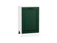 Шкаф нижний с 1-ой дверцей Дублин Белый, Special Green, 500 В*Ш*Г 816*500*478, фасад МДФ  Special Green, корпус  Белый ms2510VVT_73374