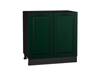 Шкаф нижний с 2-мя дверцами Дублин Graphite, Special Green, 800 В*Ш*Г 816*800*478, фасад МДФ  Special Green, корпус  Graphite ms2510VVT_73538