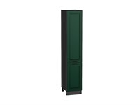 Шкаф пенал с 2-мя дверцами Дублин Graphite, Special Green, 2140, 400 В*Ш*Г 2132*400*574, фасад МДФ  Special Green, корпус  Graphite ms2510VVT_73764