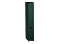 Шкаф пенал с 2-мя дверцами Дублин Graphite, Special Green, 2340, 400 В*Ш*Г 2336*400*574, фасад МДФ  Special Green, корпус  Graphite ms2510VVT_73774