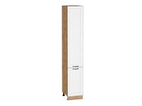 Шкаф пенал с 2-мя дверцами Дублин Дуб Вотан, Special White, 2340, 400 В*Ш*Г 2336*400*574, фасад МДФ  Special White, корпус  Дуб Вотан ms2510VVT_73752
