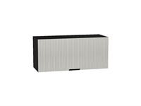 Шкаф верхний горизонтальный Евро Лайн Graphite, Агат, 360, 800 В*Ш*Г 358*800*318, фасад МДФ  Агат, корпус  Graphite ms2510VVT_58874