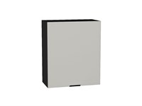 Шкаф верхний с 1-ой дверцей Евро Graphite, Агат, 720, 600 В*Ш*Г 716*600*318, фасад МДФ  Агат, корпус  Graphite ms2510VVT_59297