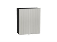 Шкаф верхний с 1-ой дверцей Евро Лайн Graphite, Агат, 720, 600 В*Ш*Г 716*600*318, фасад МДФ  Агат, корпус  Graphite ms2510VVT_59338